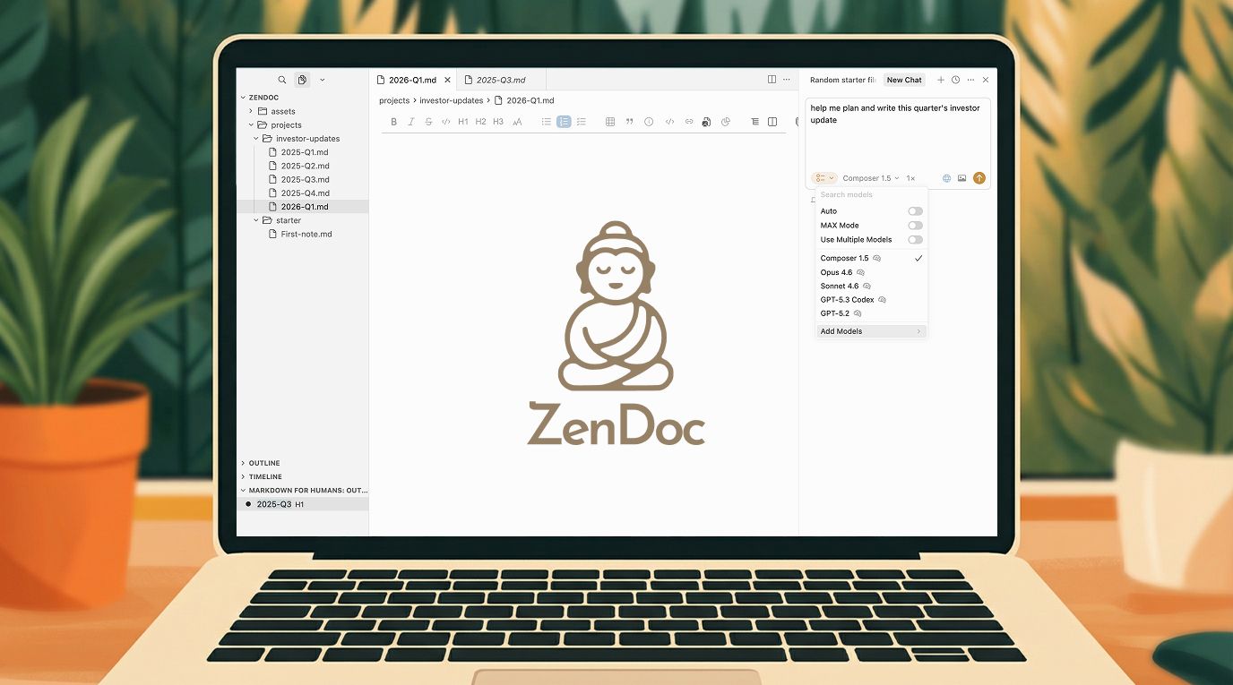 Zendoc workspace